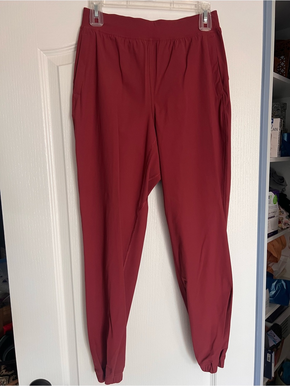 Women’s Stretch Jogger Pants in Deep Pink